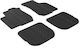 Car Mats Gledring 0253 Compatible Audi A3 8L 3 5D Non Automatic 1998-2004 4pcs