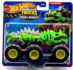 Hot Wheels Toy Car Monster Trucks Big Rigs Skelesaurus Vehicle