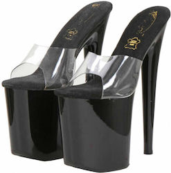 Sexy High Heel Pumps Πλατφόρμες Μαύρες