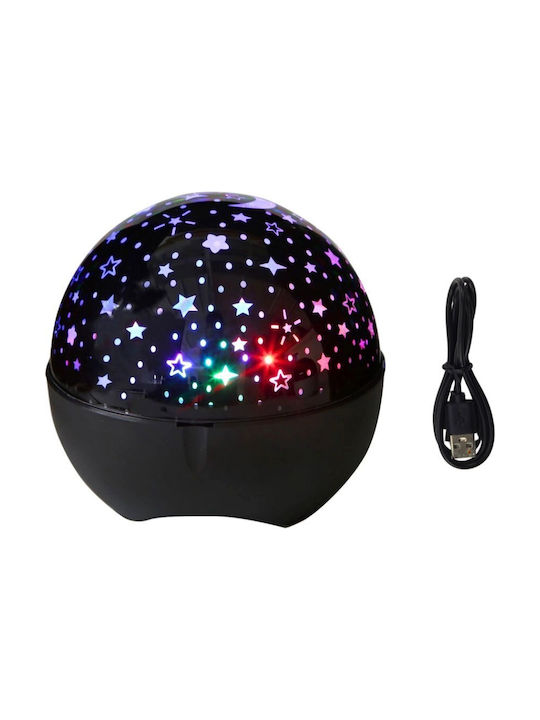 Lean Toys Παιδικό Φωτιστικό Projector Μαύρο