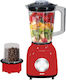 Newest Blender Cu Cană Din Plastic 1,5 L Putere 350W Roșie R.2822R