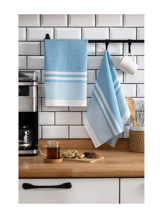 Set Of 2 Kitchen Cloths 45x60 – 100% Cotton High Absorption