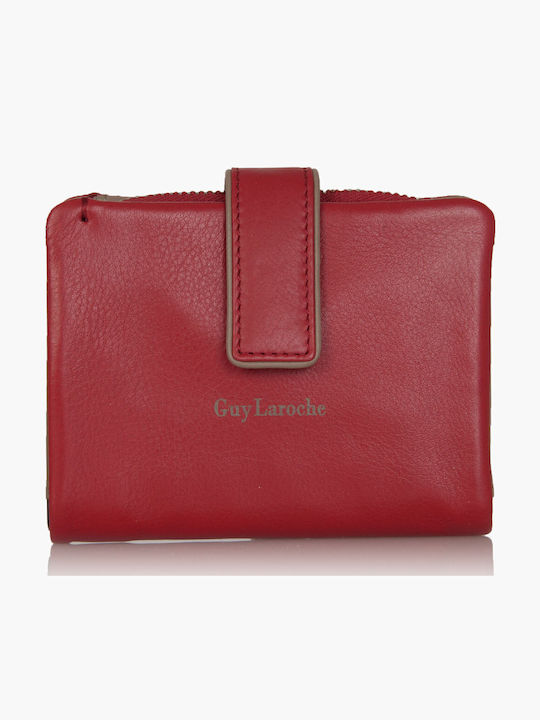 Guy Laroche Δερμάτινο Γυναικείο Πορτοφόλι Κόκκινο