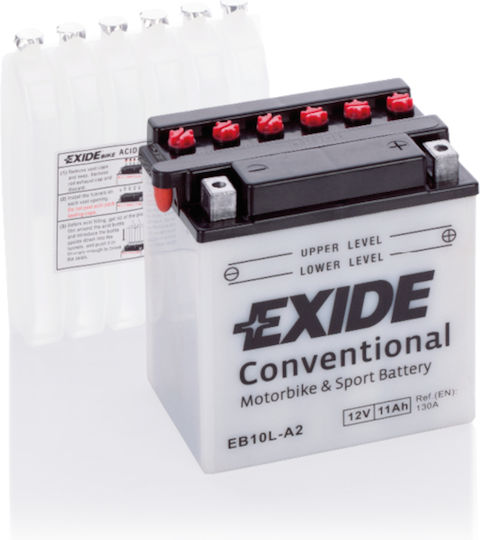 Μπαταρία Μοτοσυκλέτας Exide Eb10l-a2 12v 11ah