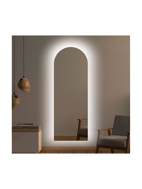 Огледало За Тяло Овално LED – 130 X 47 См