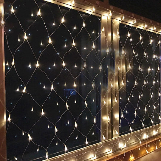 192 LED Lights 3m x 200cm Warm White Net Type