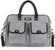 Q Play Wickeltasche-Wickeltasche Schulter/Hand Gray