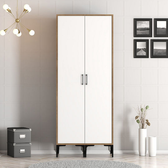 Two Door Wardrobe Ss Lidya White