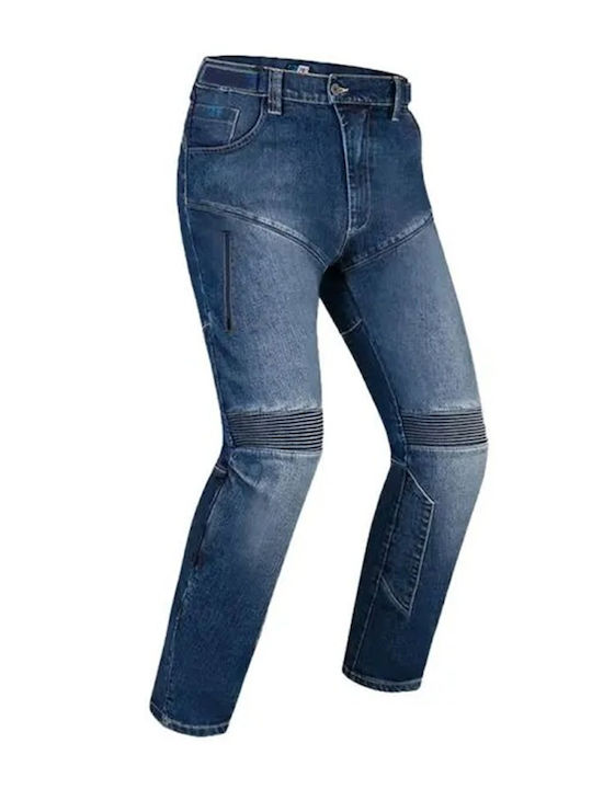 PMJ Dust T-Tex Pro Herren Reithosen Sommer Blau