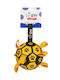 Играчка За Кучета Glee Soccer Топка Жълто Черно Medium 15x15см
