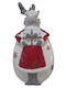 Marva Reindeer Fur Container Lid 13.9x13.9x23.5 Ceramic Marva 5203116260107