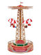 Christmas Decorative Figurines Swing Illuminated with Music and Motion 44.5x24.5x24.5cm