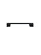 Viometale Mâner Mobilier din Metal Negru Mat 05.90 1buc