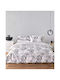 Kentia Duvet Cover Set Cotton Queen with 2 Pillowcases 220x240 Onirico 300tc Satin Cotton