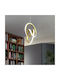 Pendant LED Light Gold Modern Curved 30x90cm