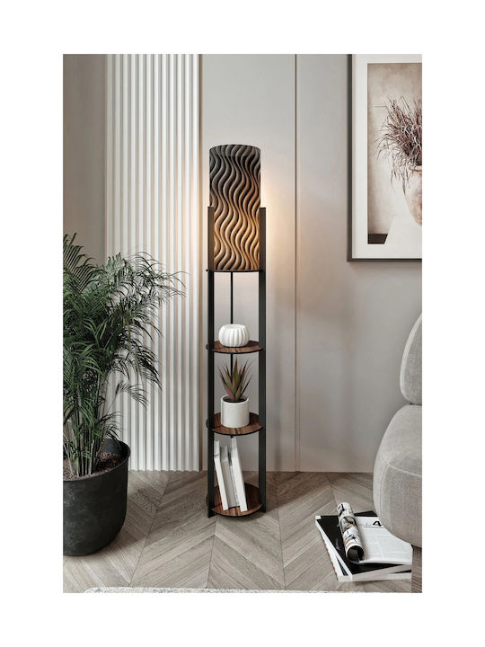 Floor Lamp H135xW25cm. Brown STE-000966-V1571