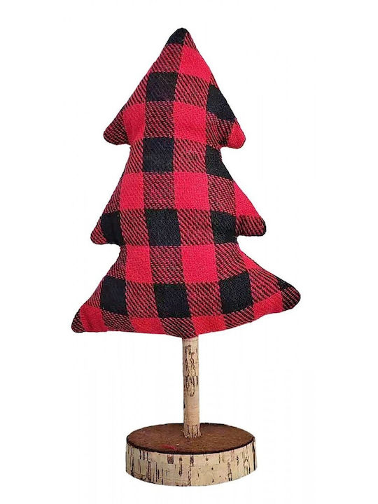 Decorațiune de Crăciun Material textil Braduleț 24cm. Roșu