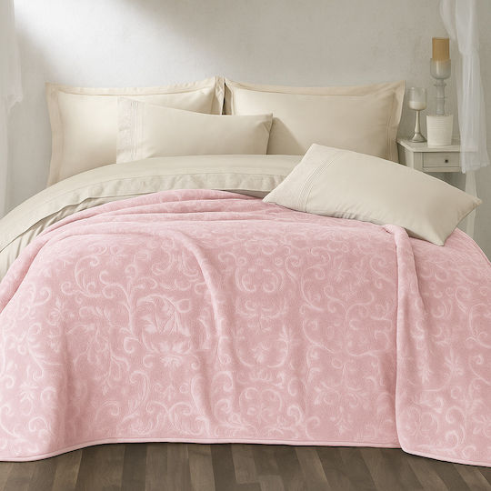 Saray Home Super-Queen 220x240cm Rosa Puder Decken