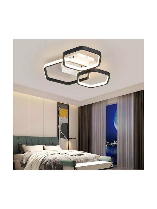 Alize Модерно 3 Бели Led Таванно Осветително Тяло Архитектурен Дизайн 45 × 45 × 90 Cm