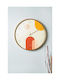 Bohem Glass Wall Clock Silent Mechanism 42x42cm