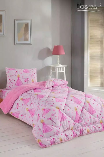Σετ Υπνου Μονό Πριγκίπισσα Διπλής Όψης Παπλωμα Σεντόνι Μαξιλαροθήκη