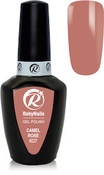 Roby Nails Ημιμόνιμο Βερνίκι Καφέ 8ml