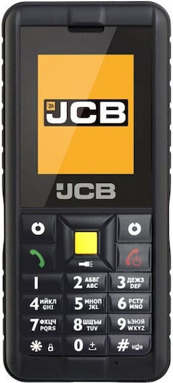 JCB Tradesman 2F Dual SIM Ανθεκτικό Κινητό με Κουμπιά Μαύρο