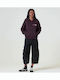 Pullover Women's Sweatshirt Hooded Dark Port