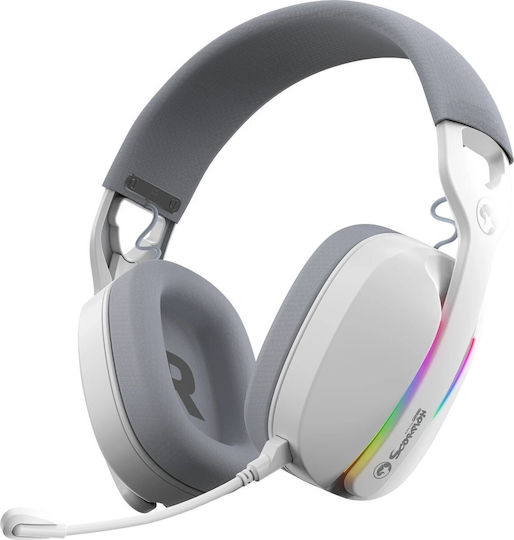 Marvo HG9086 Over Ear Gaming Headset με σύνδεση USB Λευκό