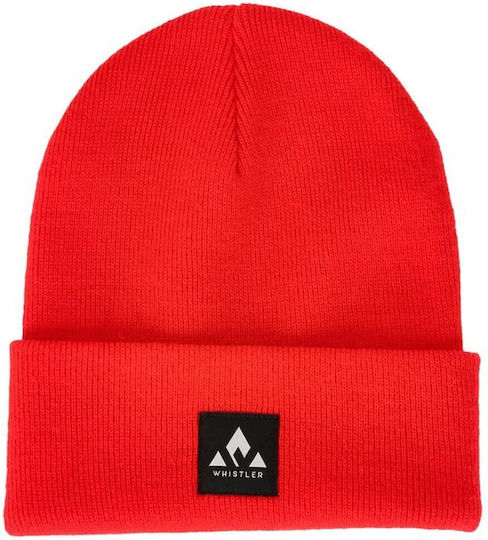 Beanie Unisex Beanie Gestrickt in Rot Farbe