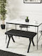 SteweHome Esszimmermöbel-Set Mit Theke 2+1 – Erweiterbarer Küchentisch 80x120cm