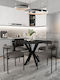 Dining Room Furniture Set 90x90 Round Table & 4 Chairs