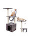 Lean Toys Scratching Post 30x30x107cm