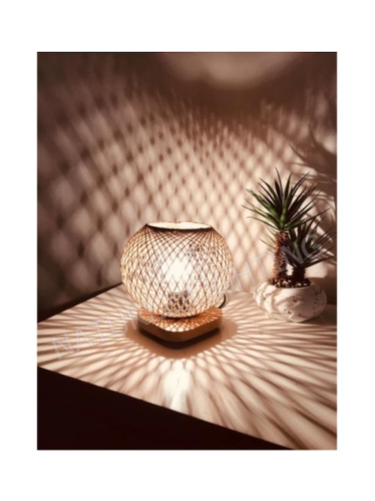 Wooden Lampshade Juta Willow Headboard Floor Lamp