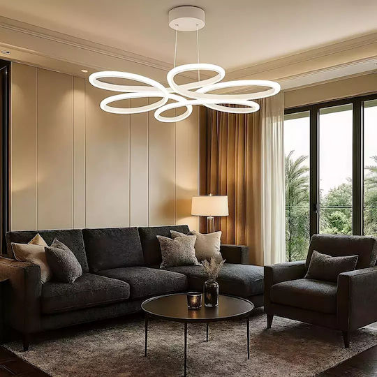 Lupin White Led Ceiling Light Sarkicou Ultra Power Modern Design 60 × 60 × 90 Cm Lupin White Led Ceiling Light Sarkicou Ultra Power Modern Design 60 × 60 × 90 Cm