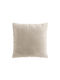 Atmosphera Sofa Cushion Flanela Douceur D'intérieur Beige 45x45cm