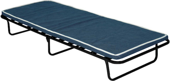 Folding Bed/Guest & Folding Bed Campaign Single Black 190x80x32cm