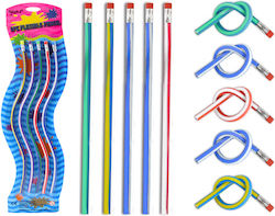 Flexible Bendable Pencil Eraser Soft Bending 5 Pieces 30cm