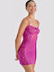 Milena by Paris Women's Nightdress Magenta