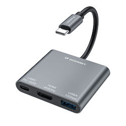Wozinsky WHCH-01 USB-C Dockingstation mit HDMI 4K PD Wozinsky WHCH-01 USB-C Dockingstation mit HDMI 4K PD