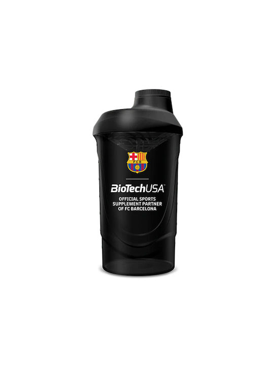 Biotech USA Wave Plastic Protein Shaker 600ml Black