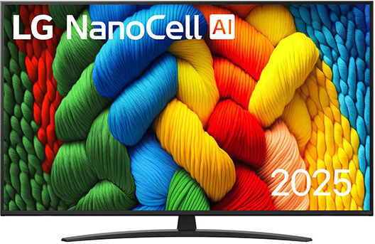 LG Smart Τηλεόραση 65" 4K UHD LED NanoCell AI NANO81 HDR (2025) 65NANO81A3A