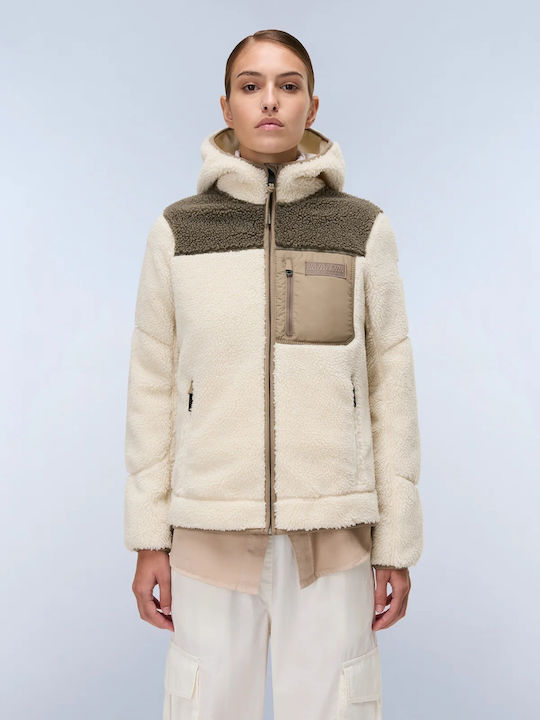 Yupik Og Women's Short Lifestyle Jacket for Winter Beige