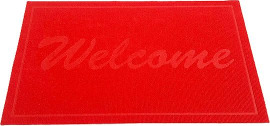 Kotonia Home Entrance Mat Anti-slip Red 75x45cm