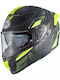 Premier Evoluzione PR 92 BM Black / Yellow Motorcycle Helmet Full Face ECE 22.06 1450gr with Pinlock and Sunvisor