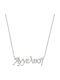 Ios Necklace Name from Silver