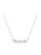 Ios Necklace Name from Silver
