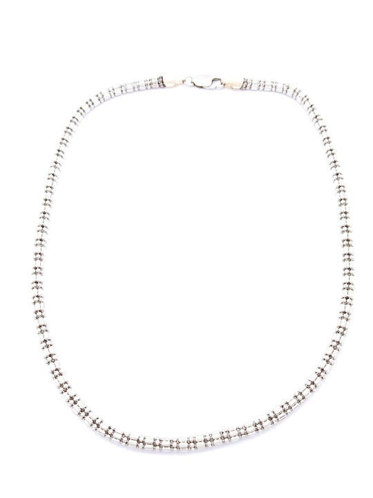 PS Silver Ασημένια Αλυσίδα Λαιμού Μήκους 46.5cm