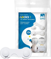 Baby Wise Cabinet & Drawer Lock 10 Pieces