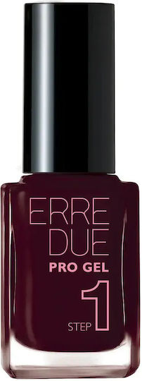 Erre Due Pro Gel Glossy Lang anhaltendes Nagellack Burgundisch 12ml